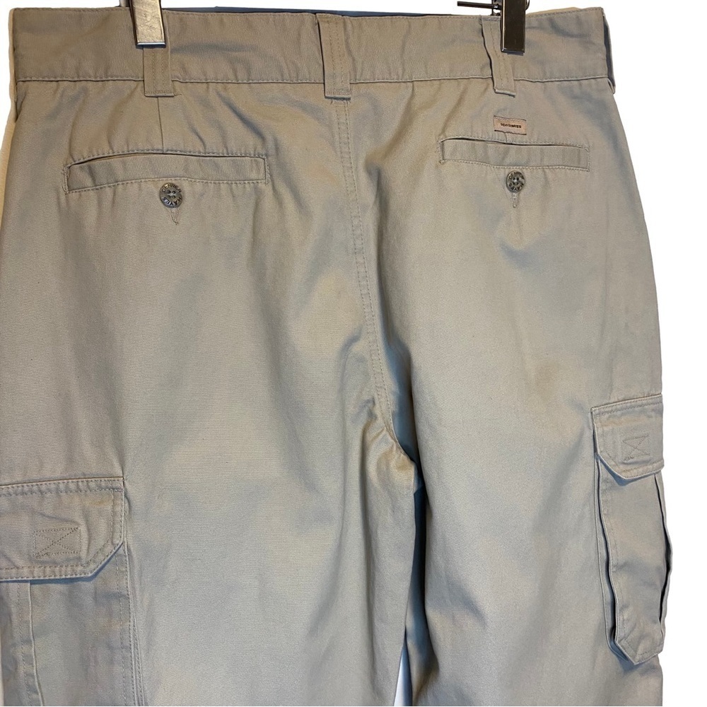 Men’s Denver Hayes Khaki Cargo Pants Size 34/34 - Picture 5 of 7
